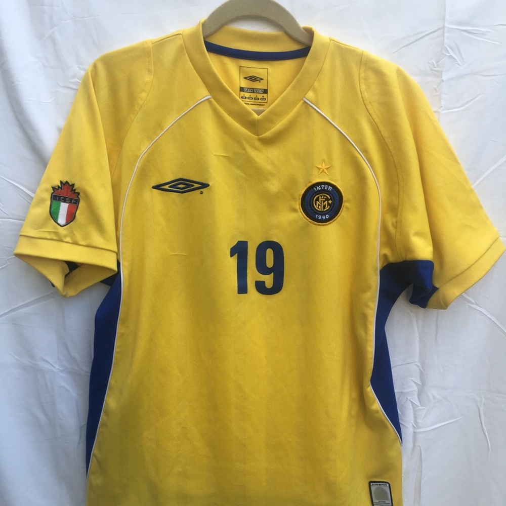 Inter Football Jersey Umbro Soccer Shirt Size S